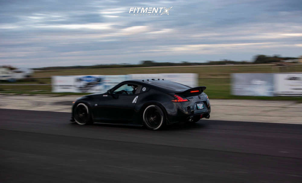 2010 Nissan 370Z running Wedsport Sa-15r wheels with Firestone Indy 500 tires, and Bc Racing coilovers