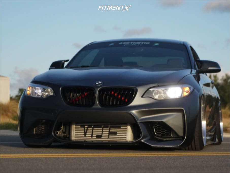 2016 BMW 228I base with ESR CS12 wheels, Linglong tires, and BC Racing coilovers