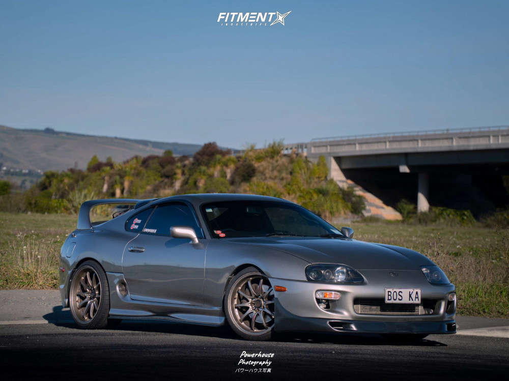 1998 TOYOTA SUPRA TWIN TURBO with Rays Engineering Ce28, Achilles Atr Sport 2, BC Racing Coilovers